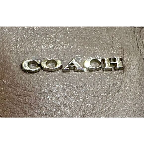 COACH - EUC Madison East/West Tote in Mauve Pebbled Leather with Chain Detail - Picture 11 of 16